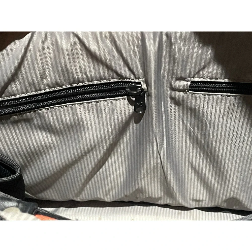 Sherpani Canvas Messenger‎ Bag / Laptop Briefcase – Black & Rust Orange